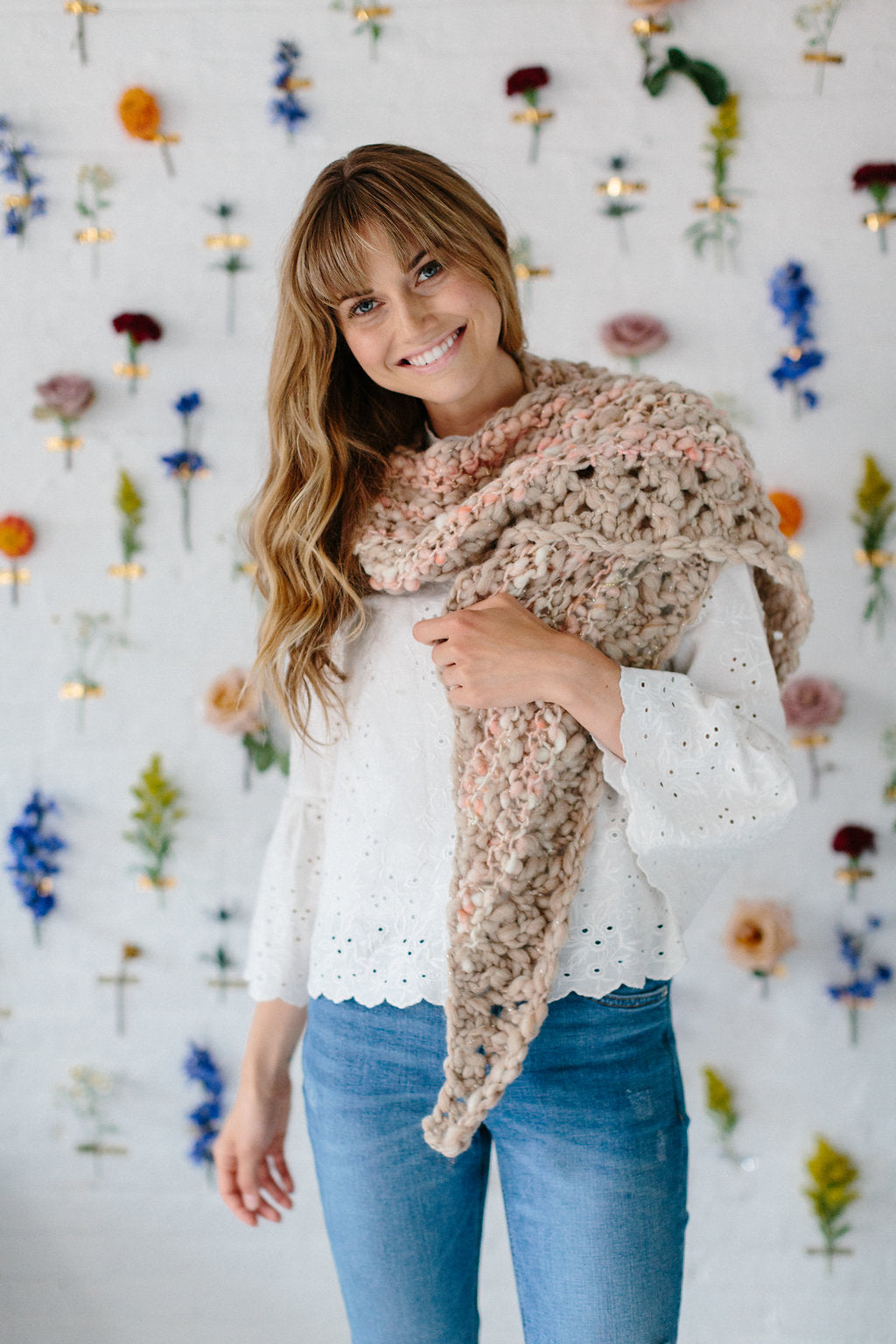 Knit Collage Amulet Shawl Knitting Pattern