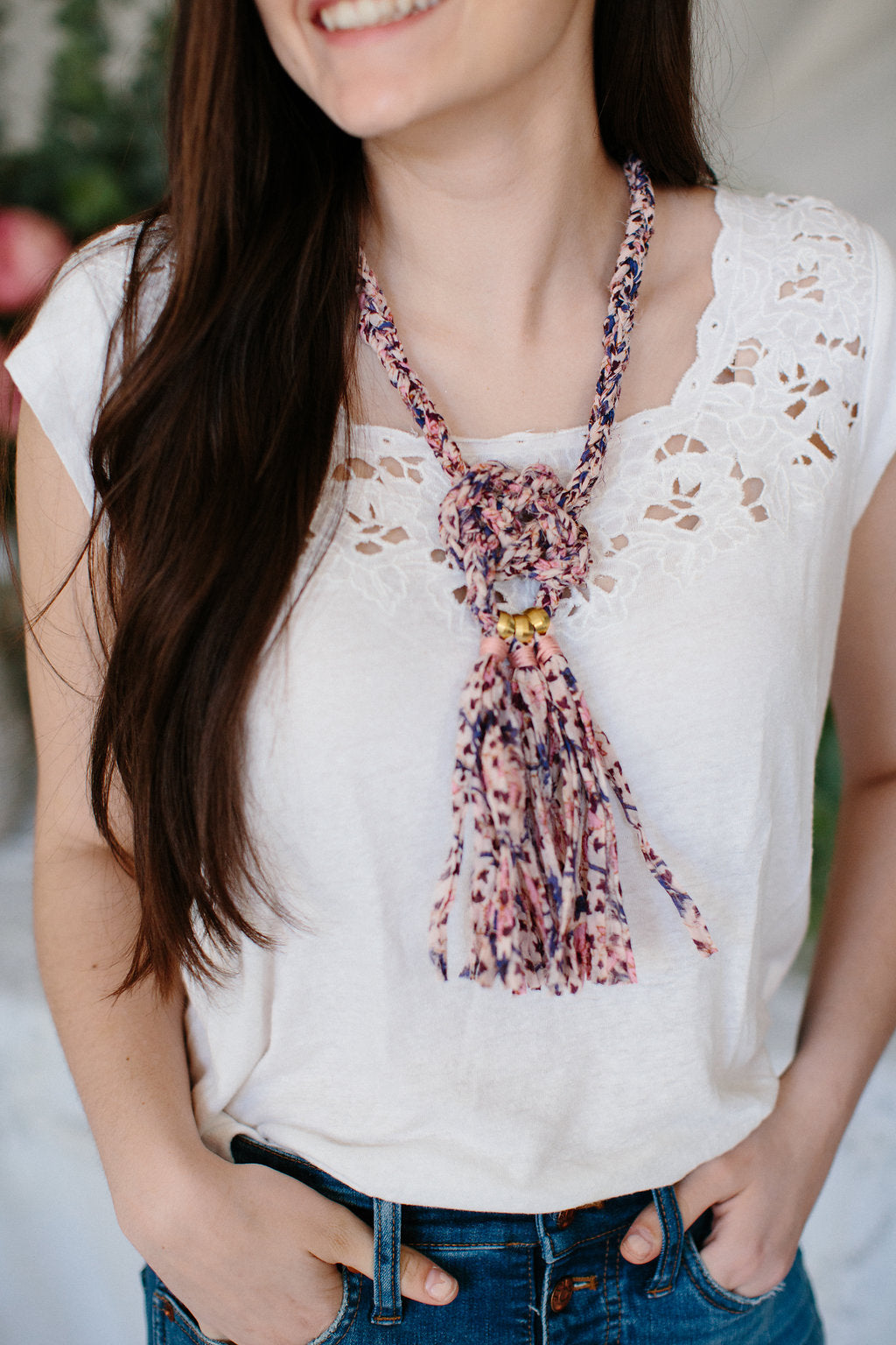 Knit Collage Celtic Knot Necklace Pattern