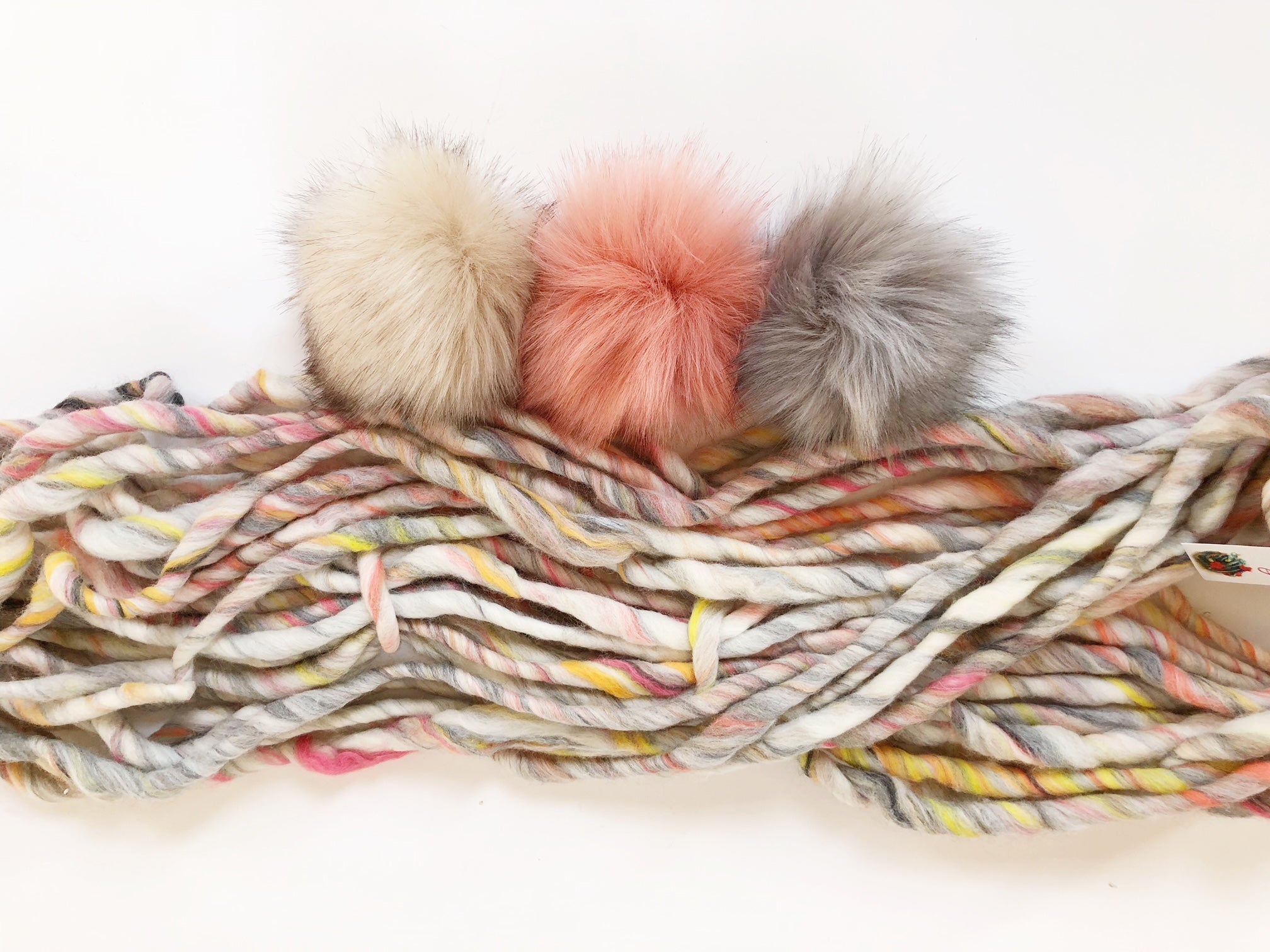 Pom Poms – Knit Collage