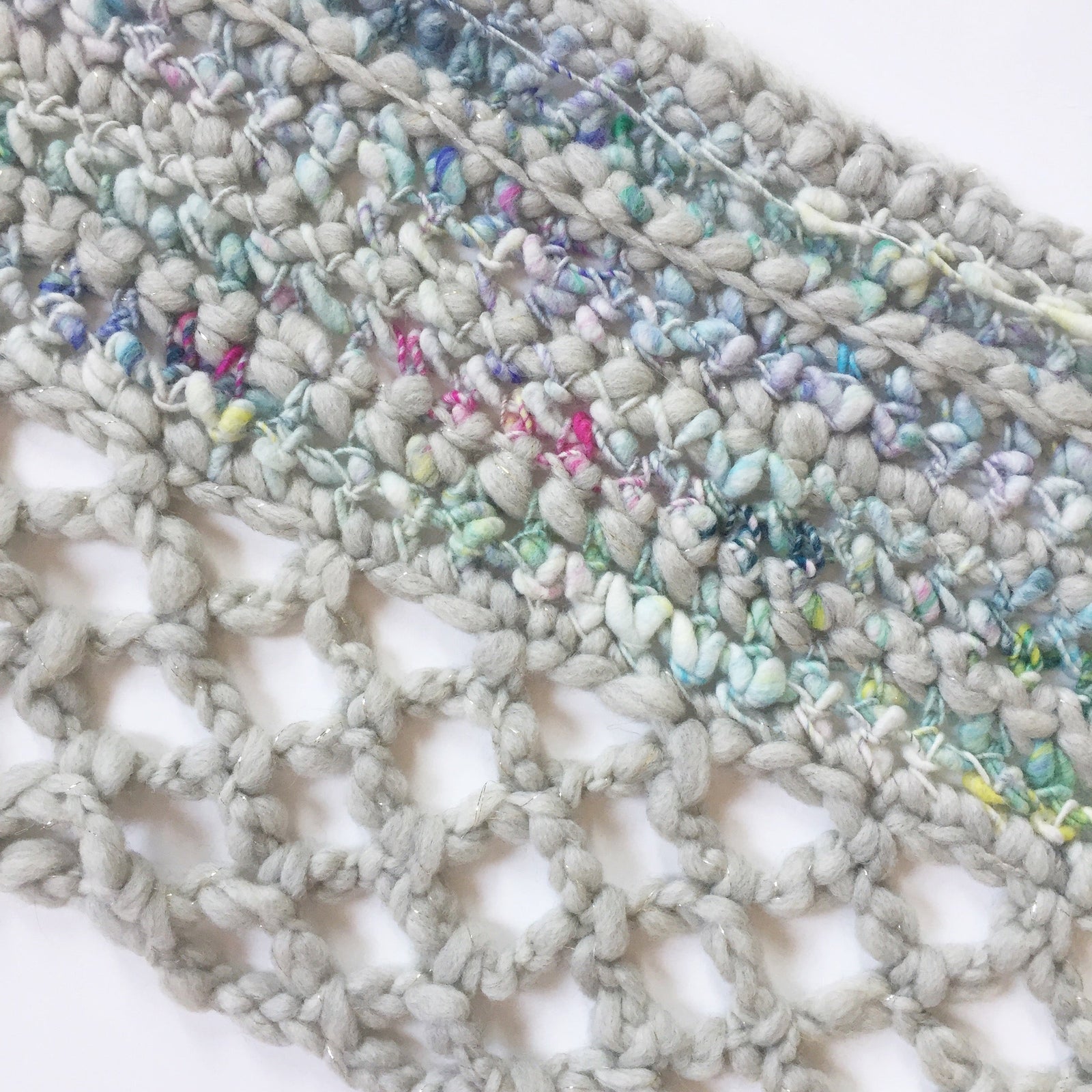 Knit Collage Talisman Crochet Shawl