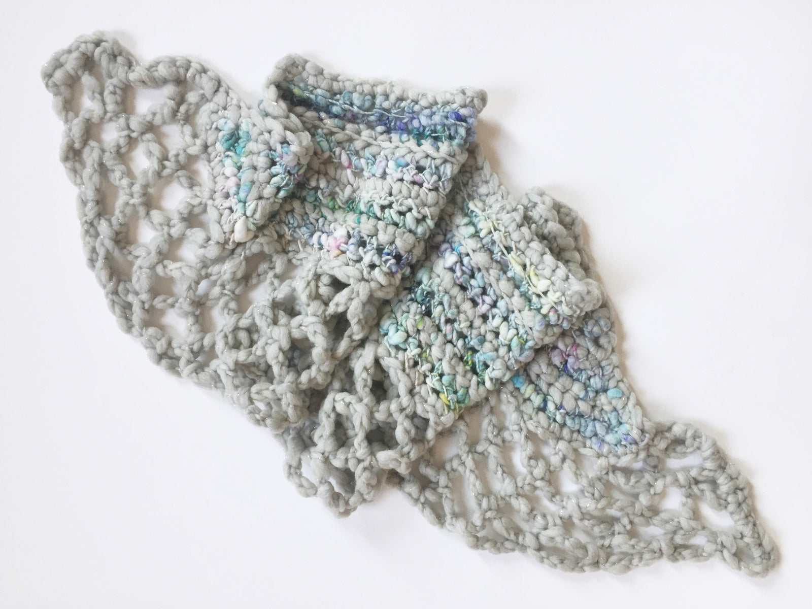 Knit Collage Talisman Crochet Shawl