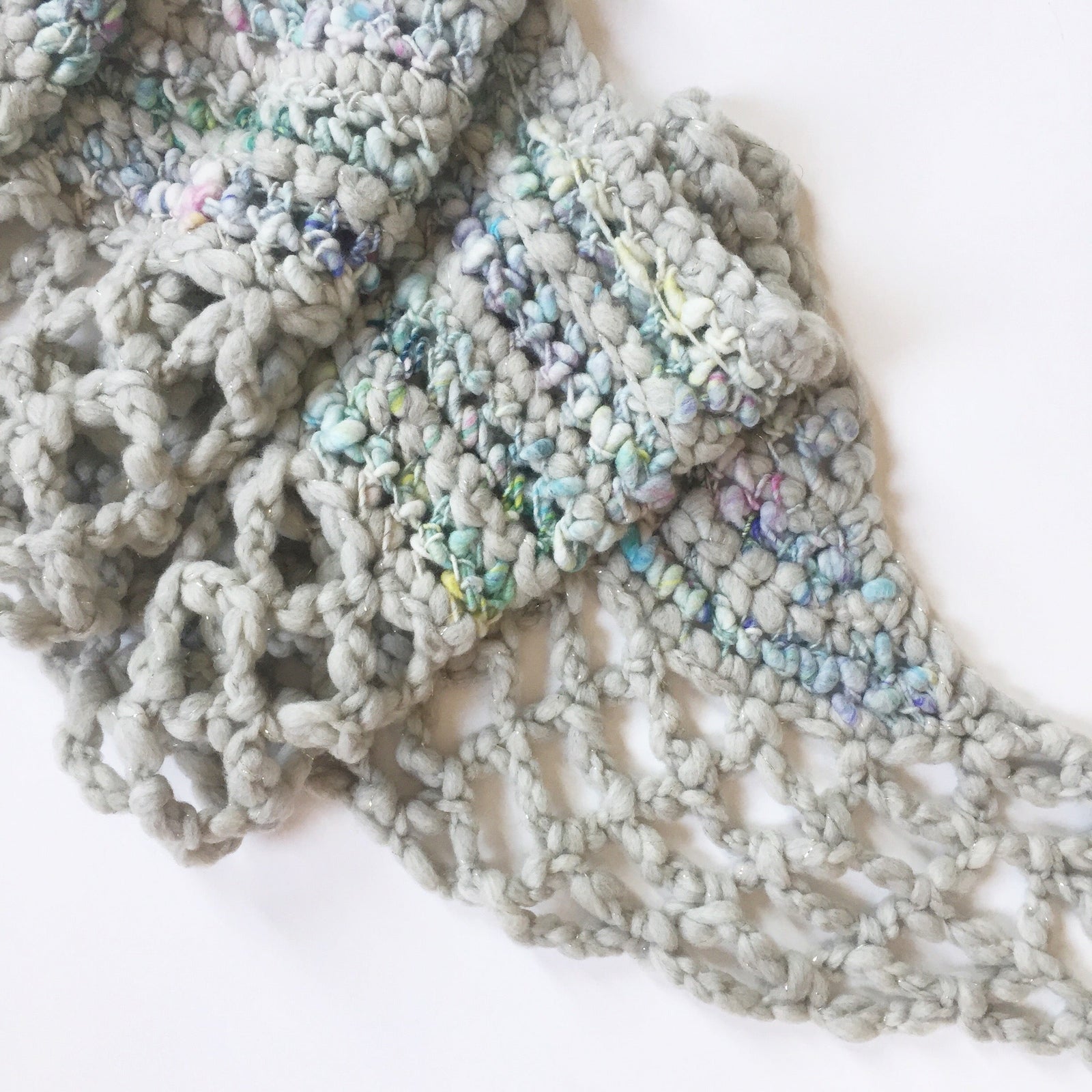 Knit Collage Talisman Crochet Shawl