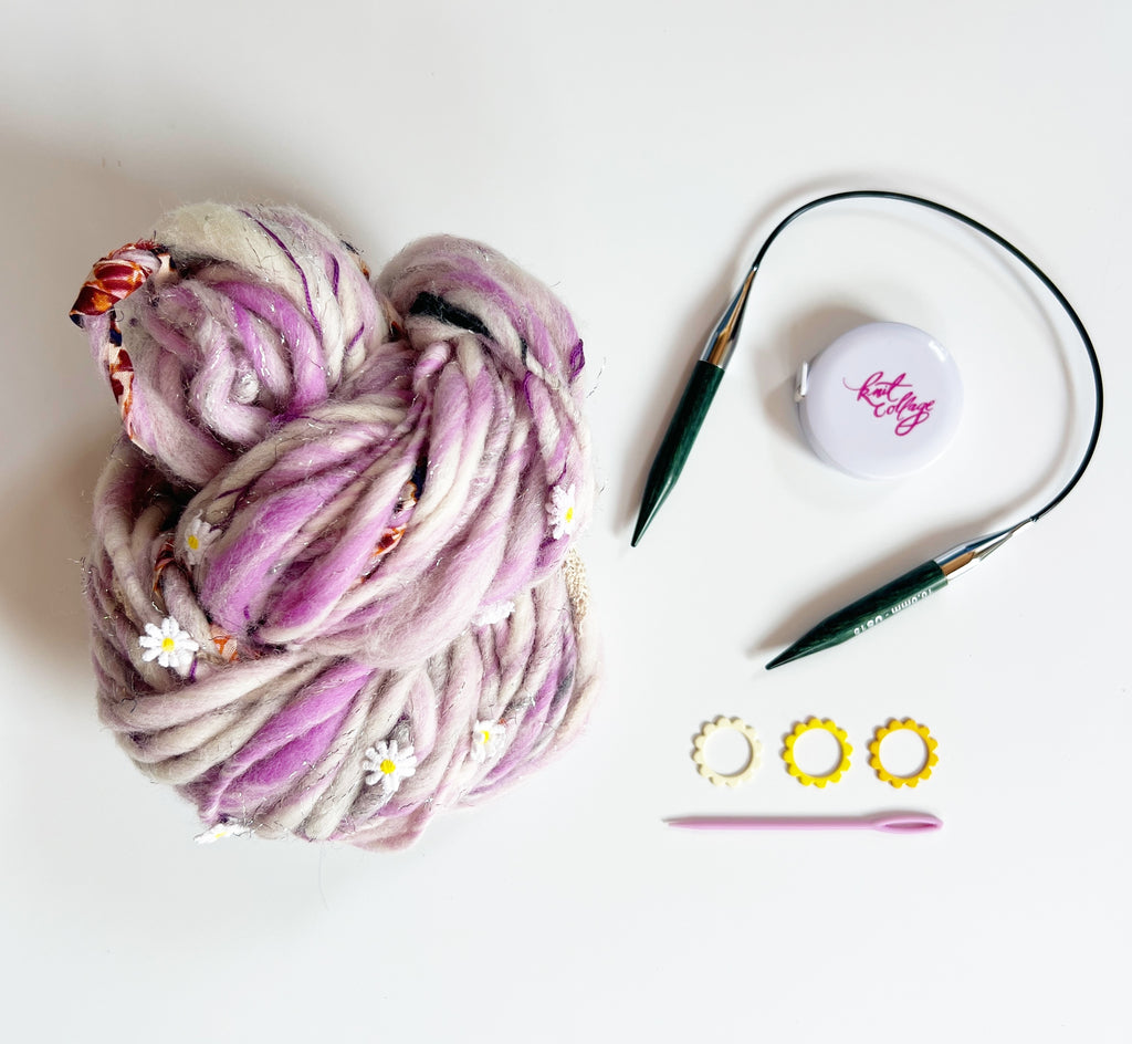 Learn to Knit Week ~ Yarn + Needle Kit