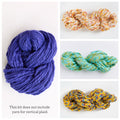 Plaid Happy Sweater without Vertical Plaid Yarn ~ Knitalong Kit
