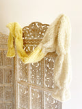 Le Slouch Scarf ~ Sunshine / Polar Bear Sample 17