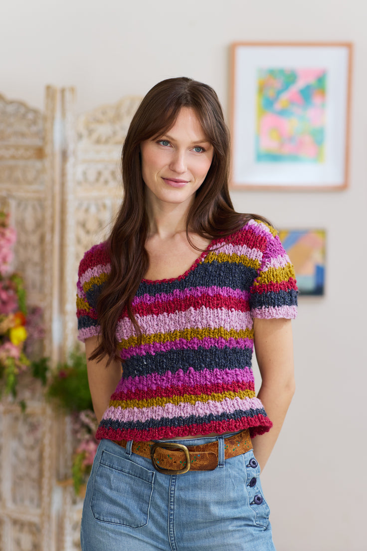 Livin Tee Striped ~ Knitalong Kit