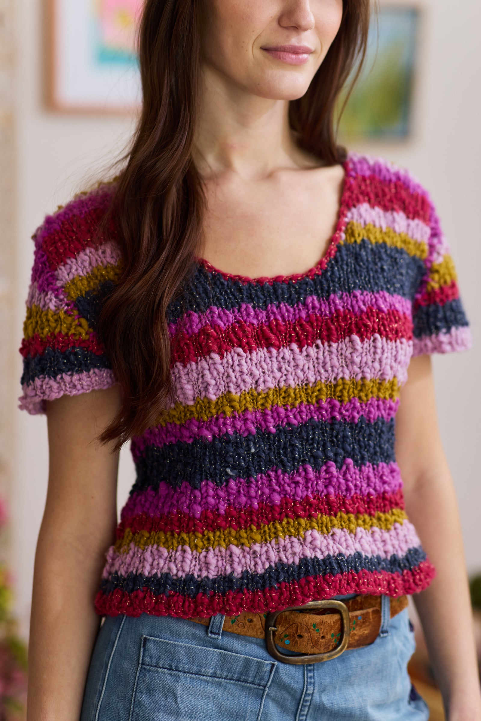 Livin Tee Striped ~ Knitalong Kit