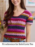 Livin Tee Solid ~ Knitalong Kit