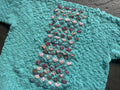 Lotus Sweater ~ Aquamarine / Dawn Sky Sample 21