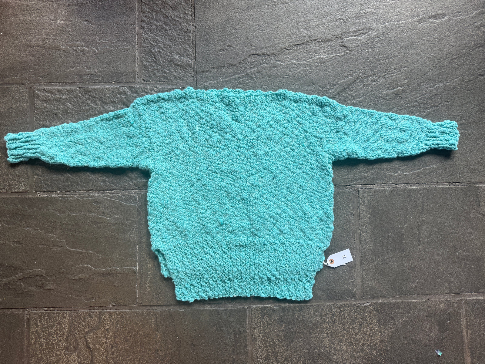 Lotus Sweater ~ Aquamarine / Dawn Sky Sample 21
