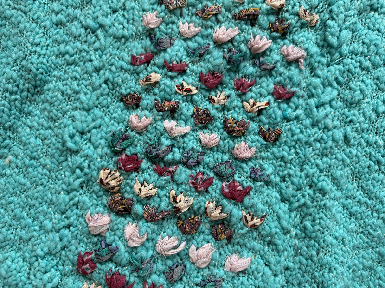 Lotus Sweater ~ Aquamarine / Dawn Sky Sample 21