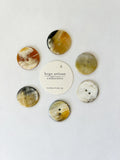 Handspun Hope Cow Horn Buttons