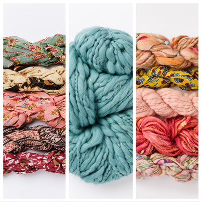 Rodeo Vest Mixed Yarn ~ Knitalong Kit