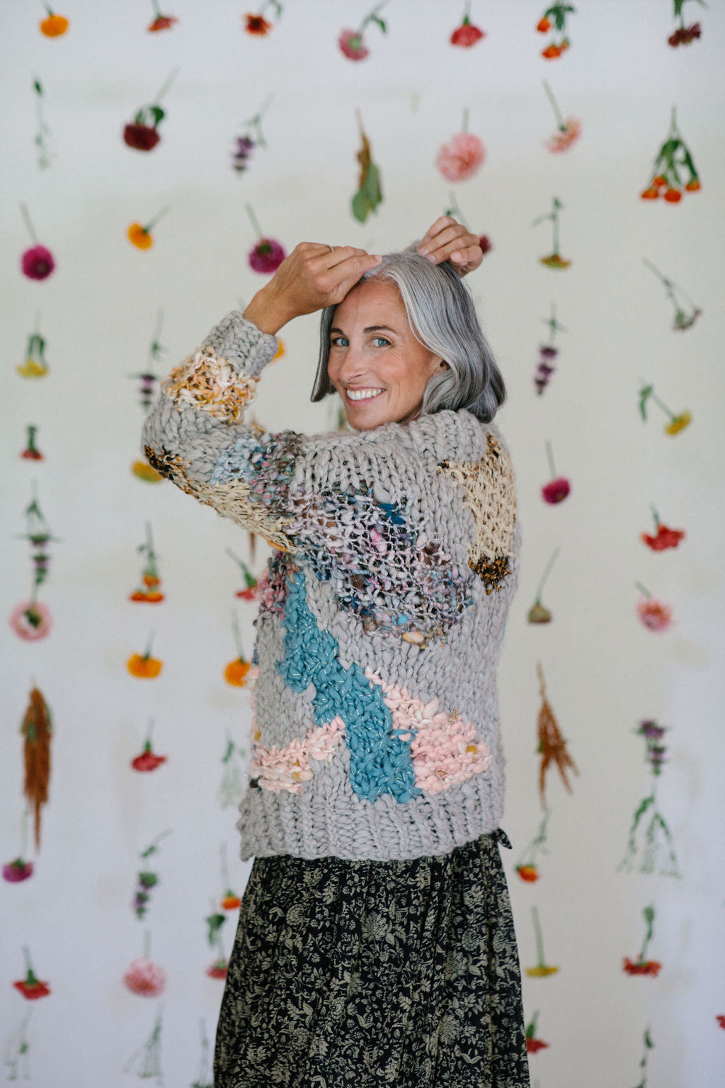 Modern Art Cardi Pattern