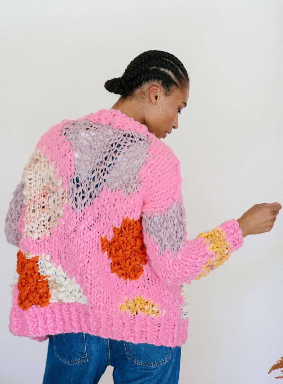 Modern Art Cardi Pattern – Knit Collage