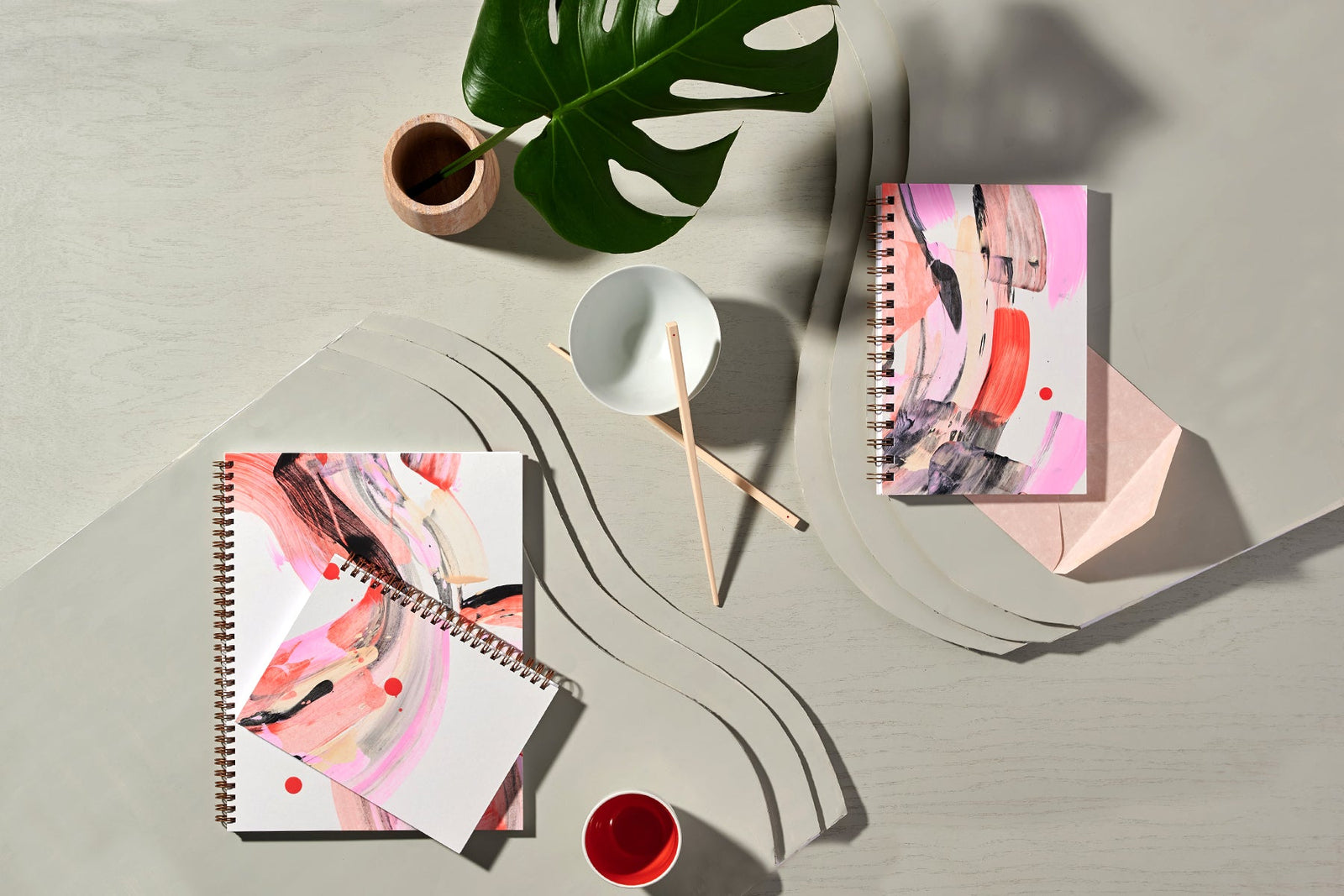 Moglea Painted Notebooks