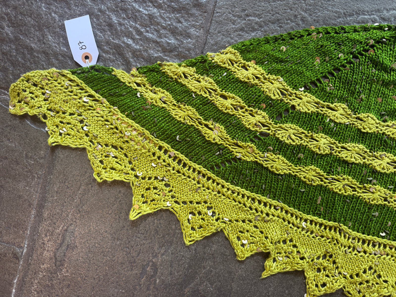 National Gallery Shawl ~ Stargazer Silk Sample 87