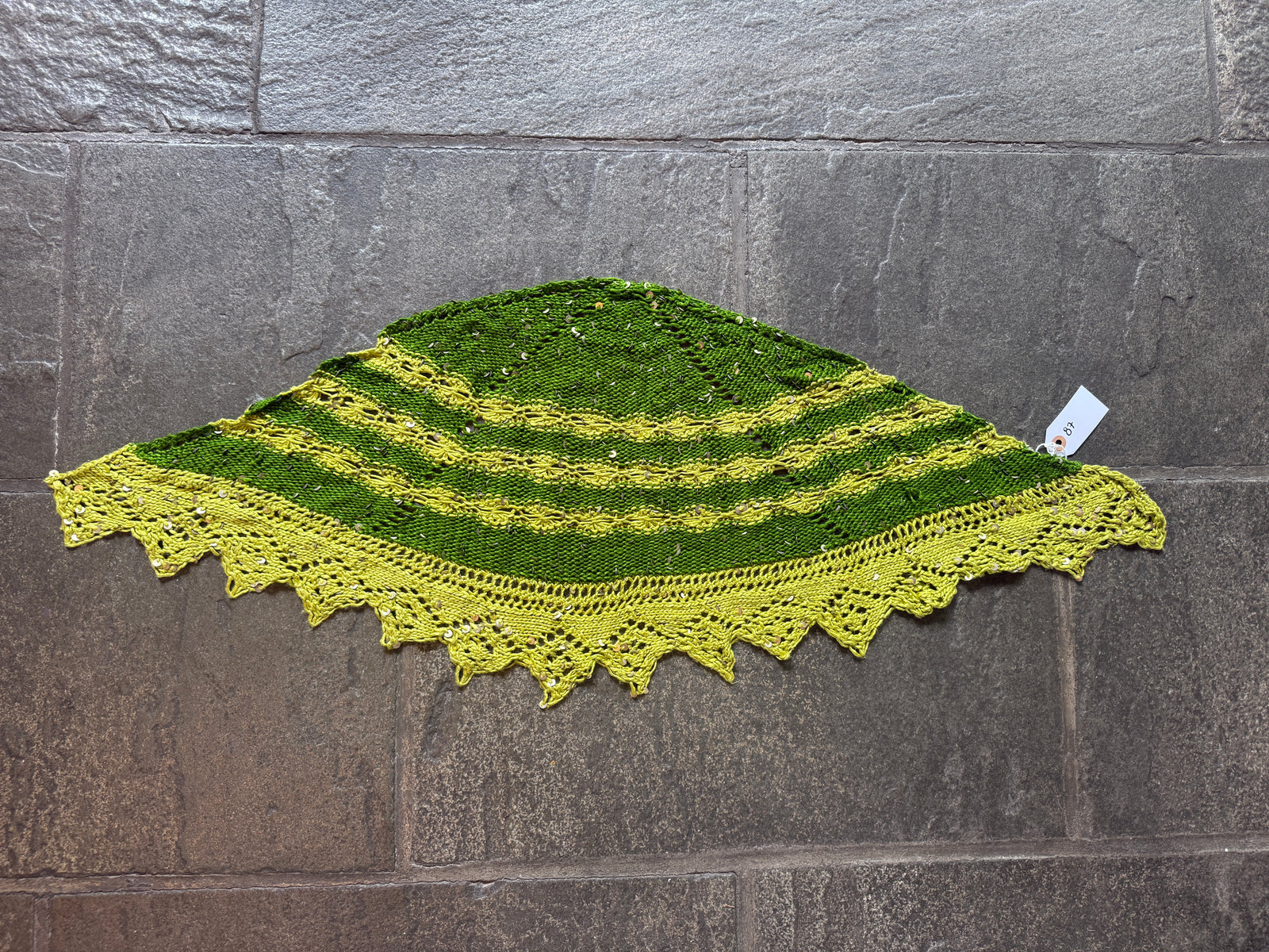 National Gallery Shawl ~ Stargazer Silk Sample 87