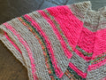 Numerology Shawl ~ Go With the Flow / Salt Water Taffy Sample 55