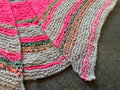 Numerology Shawl ~ Go With the Flow / Salt Water Taffy Sample 55