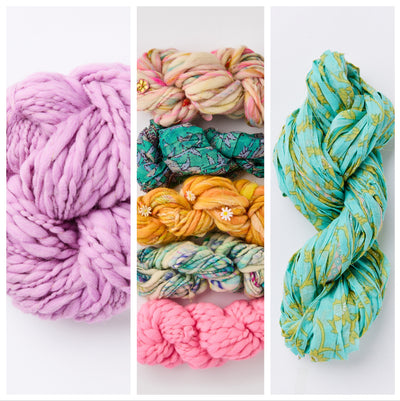 Blooming Plaid Pillow~ Knitalong Kit