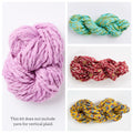 Plaid Happy Sweater without Vertical Plaid Yarn ~ Knitalong Kit