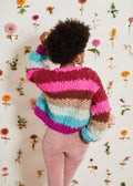Knit Collage Over the Rainbow Cardi Pattern
