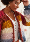 SOLD Over the Rainbow Cardi ~ Multi Spun Cloud Sample 89