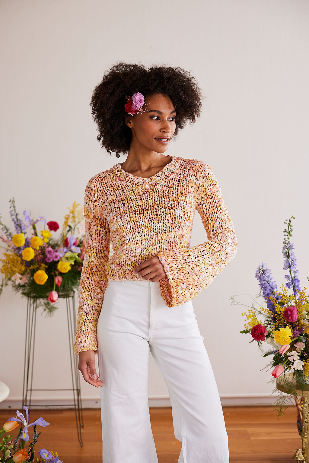 Over the Top V-Neck Sweater Pattern – Knit Collage