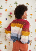 SOLD Over the Rainbow Cardi ~ Multi Spun Cloud Sample 89