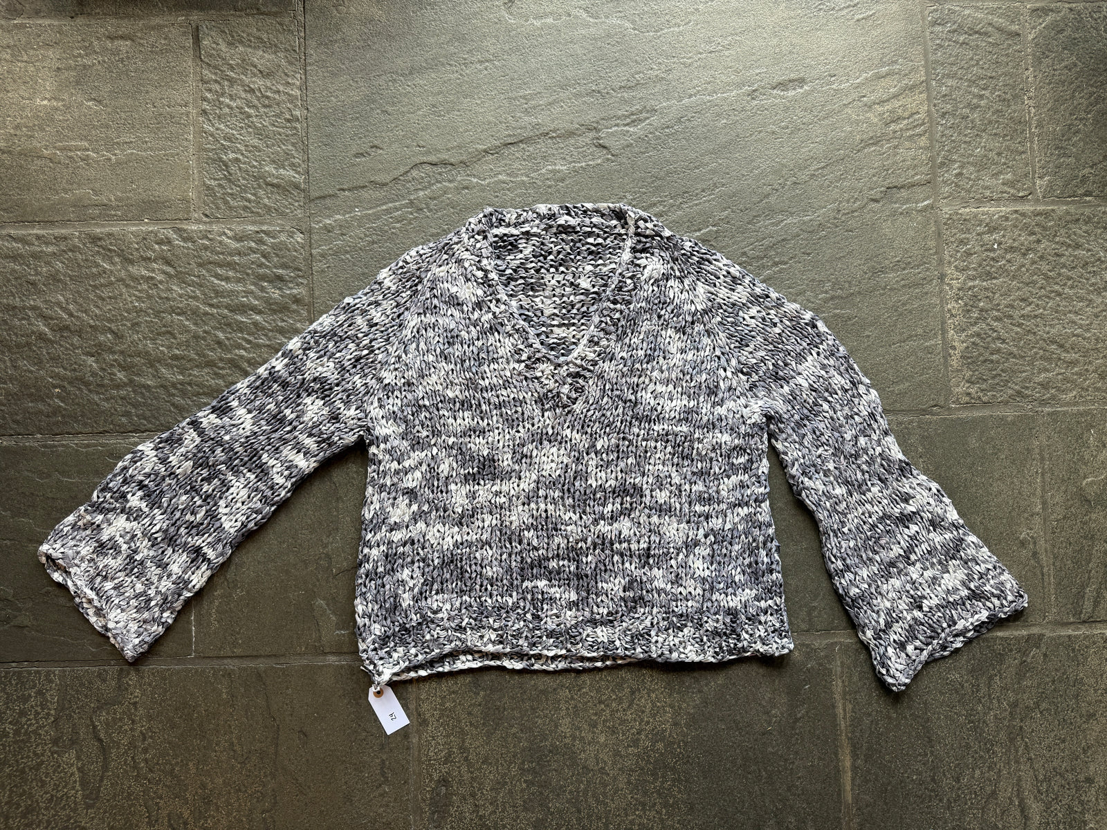 Over the Top V Neck Sweater ~ Moondust Sample 24