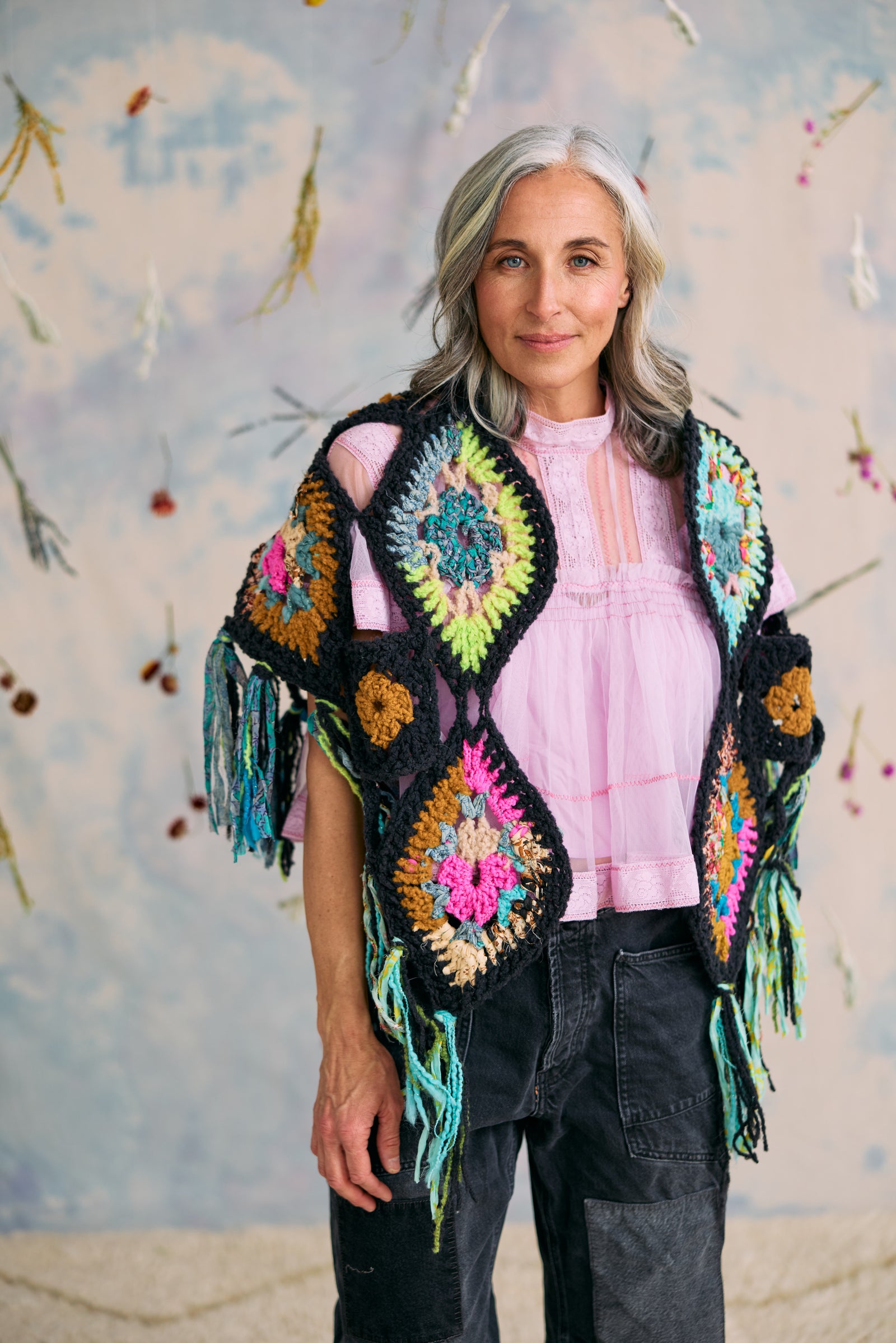 Stained Glass Crochet Shawl Kit