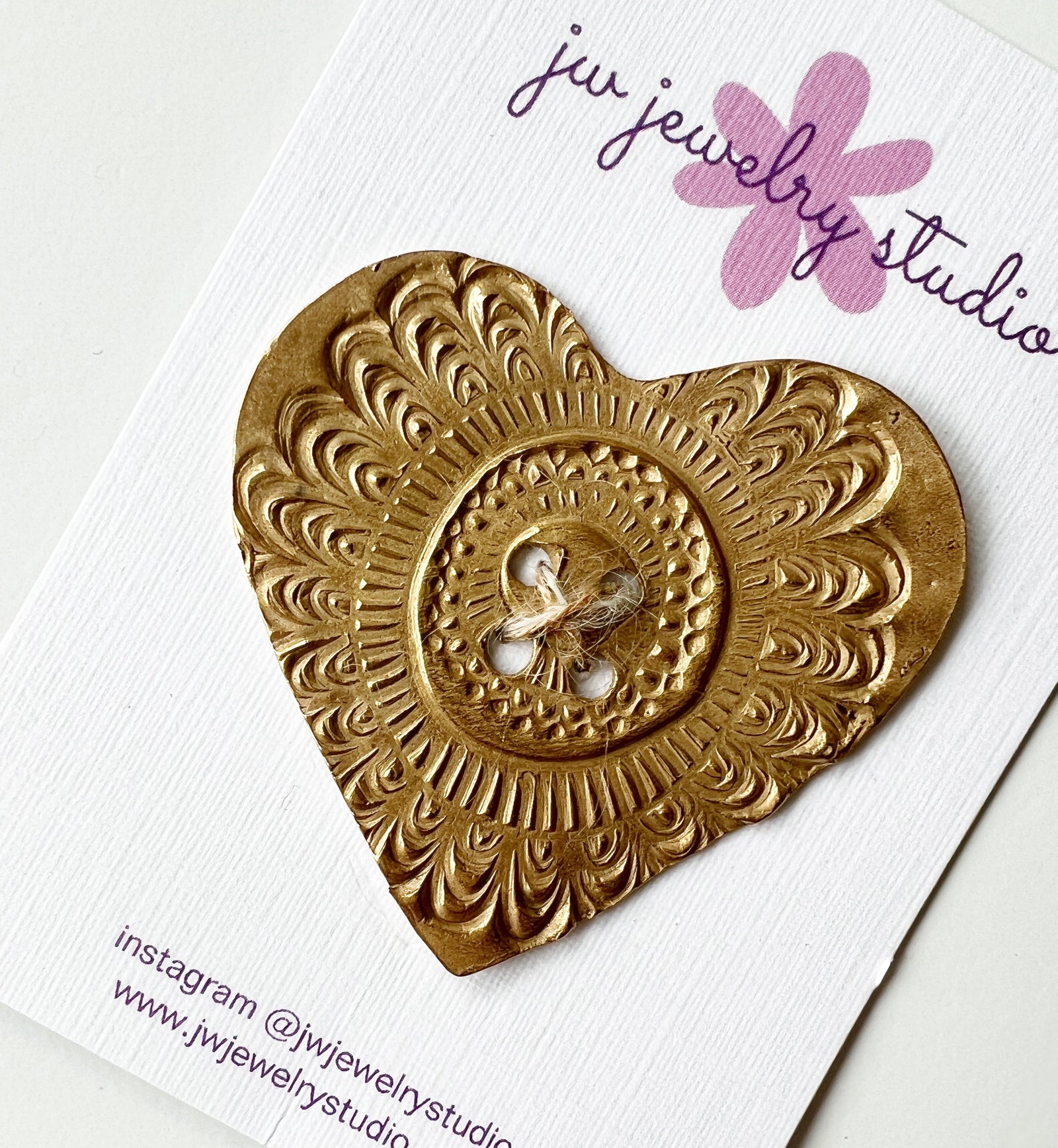 Etched Bronze Buttons