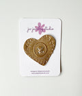 Etched Bronze Buttons