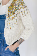 Pixelated Cardi Pattern