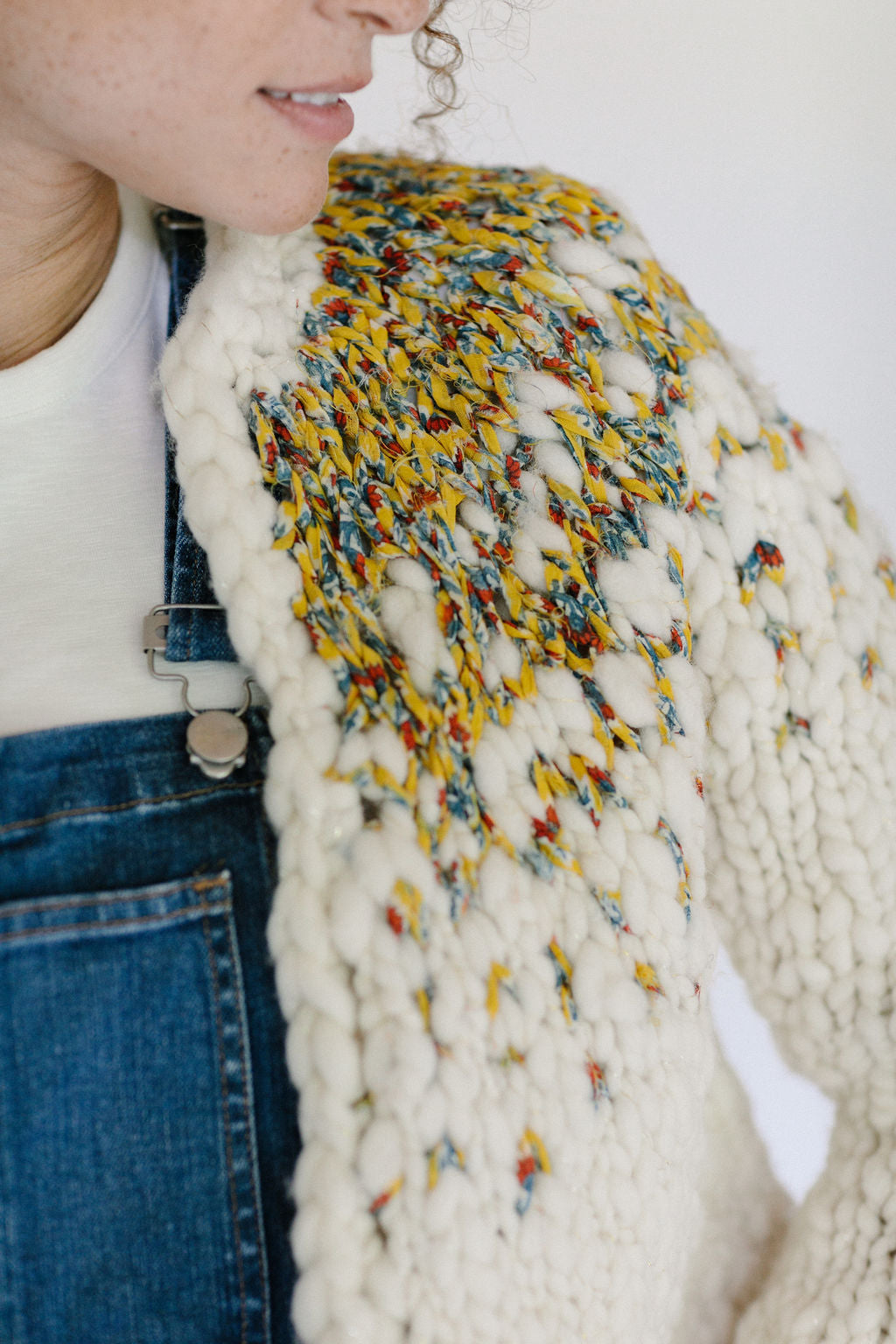 Pixelated Cardi Pattern – Knit Collage