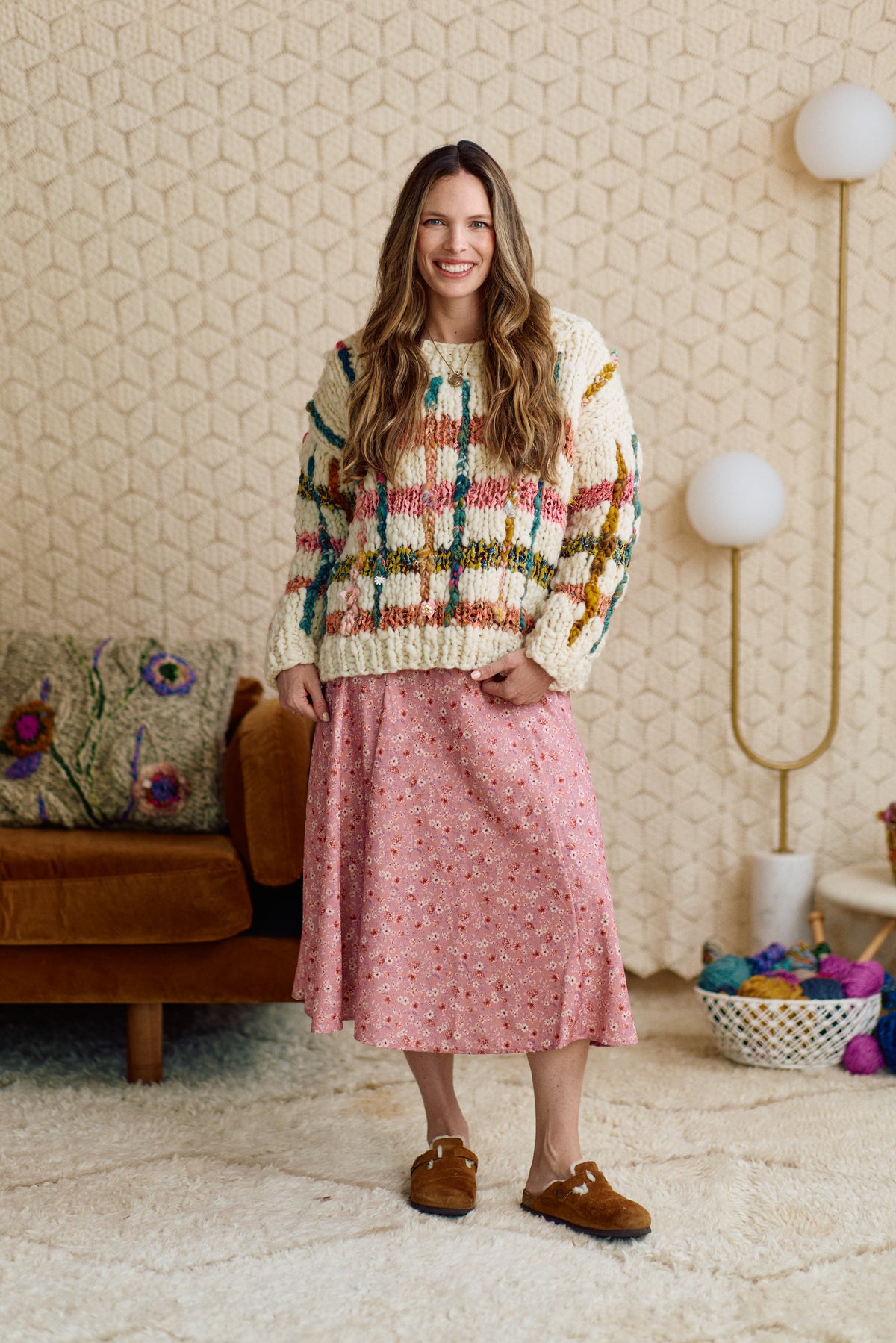 Plaid Happy Sweater ~ Knitalong Pattern