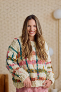 Plaid Happy Sweater ~ Knitalong Pattern