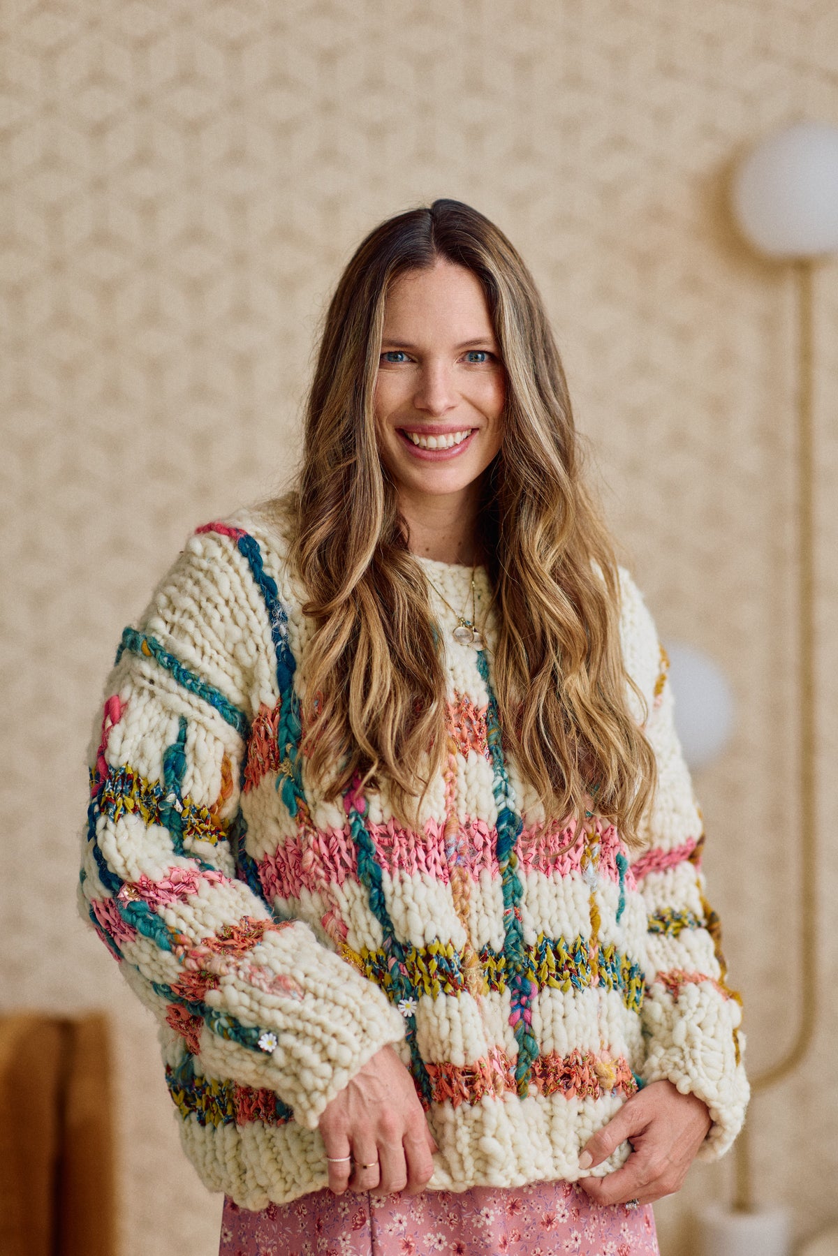 Plaid Happy Sweater ~ Knitalong Pattern