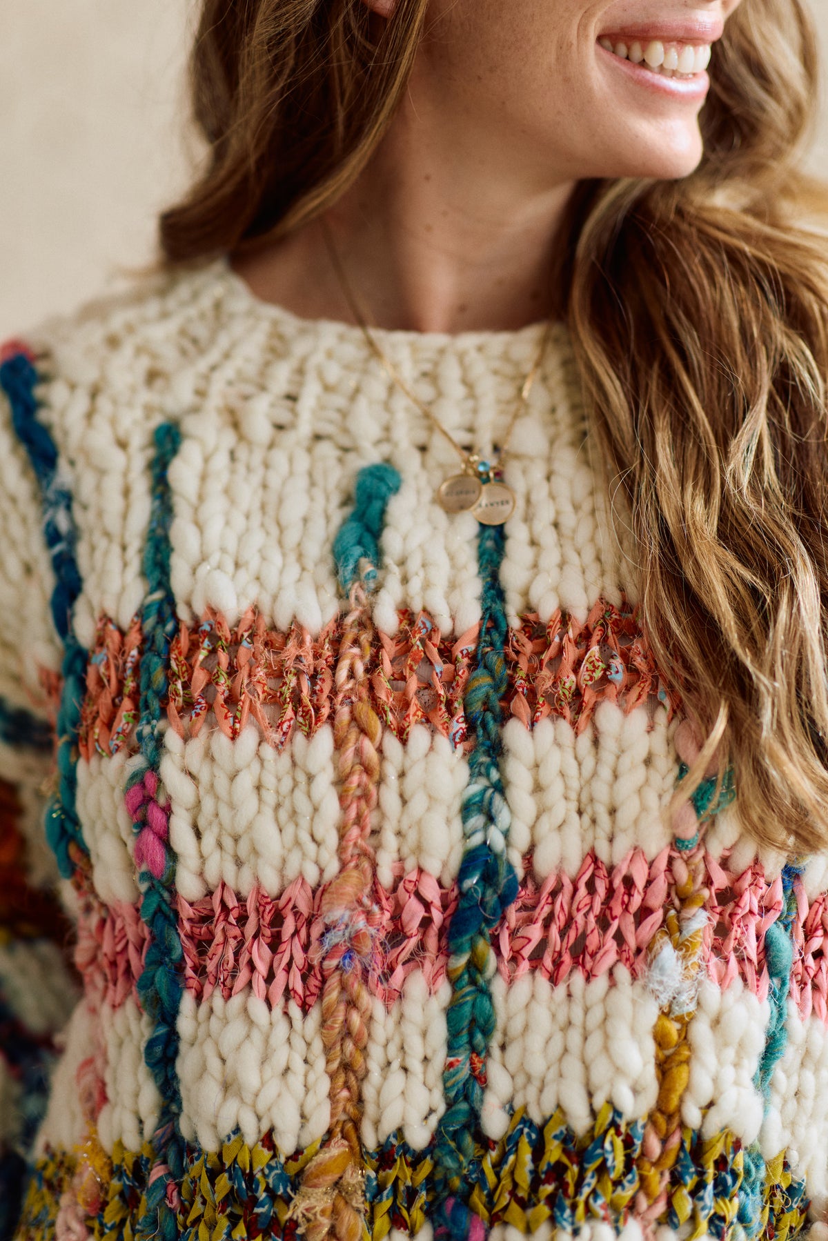Plaid Happy Sweater ~ Knitalong Pattern