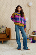 Plaid Happy Sweater ~ Knitalong Pattern
