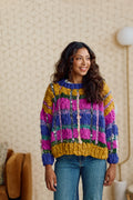 Plaid Happy Sweater ~ Knitalong Pattern