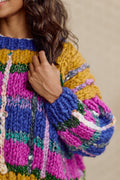 Plaid Happy Sweater ~ Knitalong Pattern