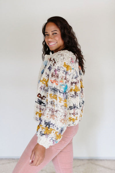 Plaid Party Cardi Fall 2020 KAL Kit Vanilla/Mustard Combo