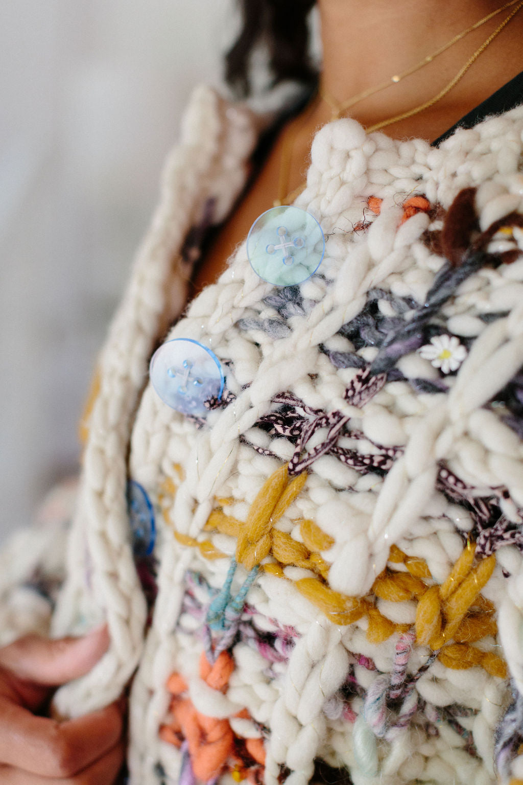 Colorful Translucent Buttons – Knit Collage