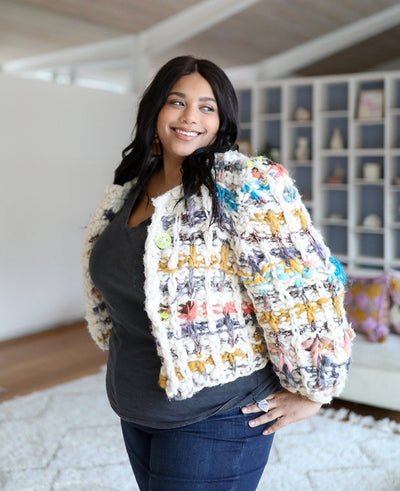 Plaid Party Cardi Kit