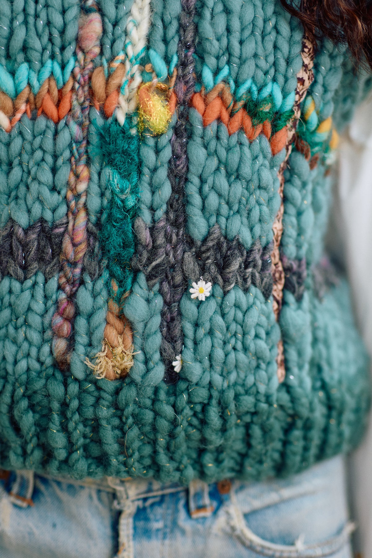 Plaid Happy Vest ~ Knitalong Pattern