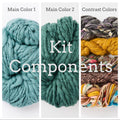 Plaid Happy Vest ~ Knitalong Kit