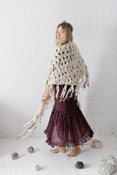 Dash Triangle Shawl Pattern
