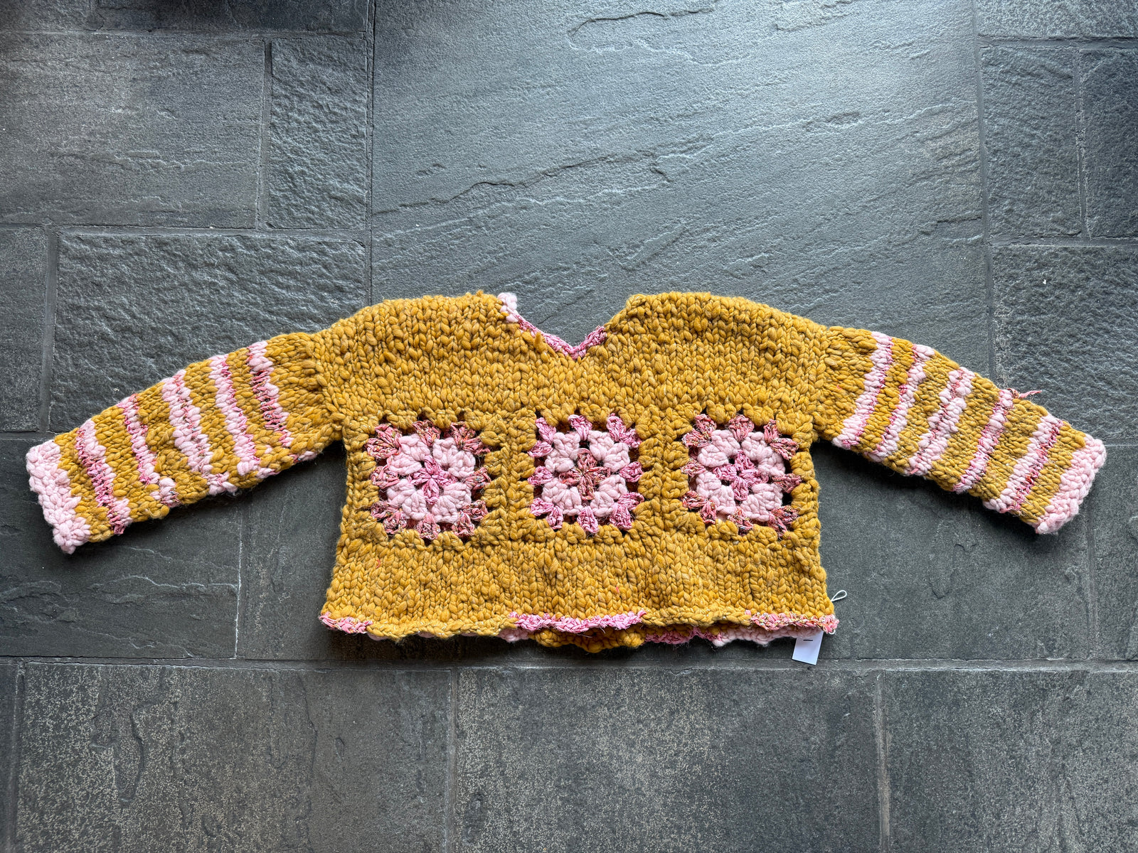 Roadtrip Sweater ~ Honeysuckle / Love Cloud Sample 1